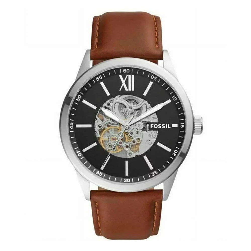 Reloj Fossil Flynn BQ2386 Hombre Automático Marrón