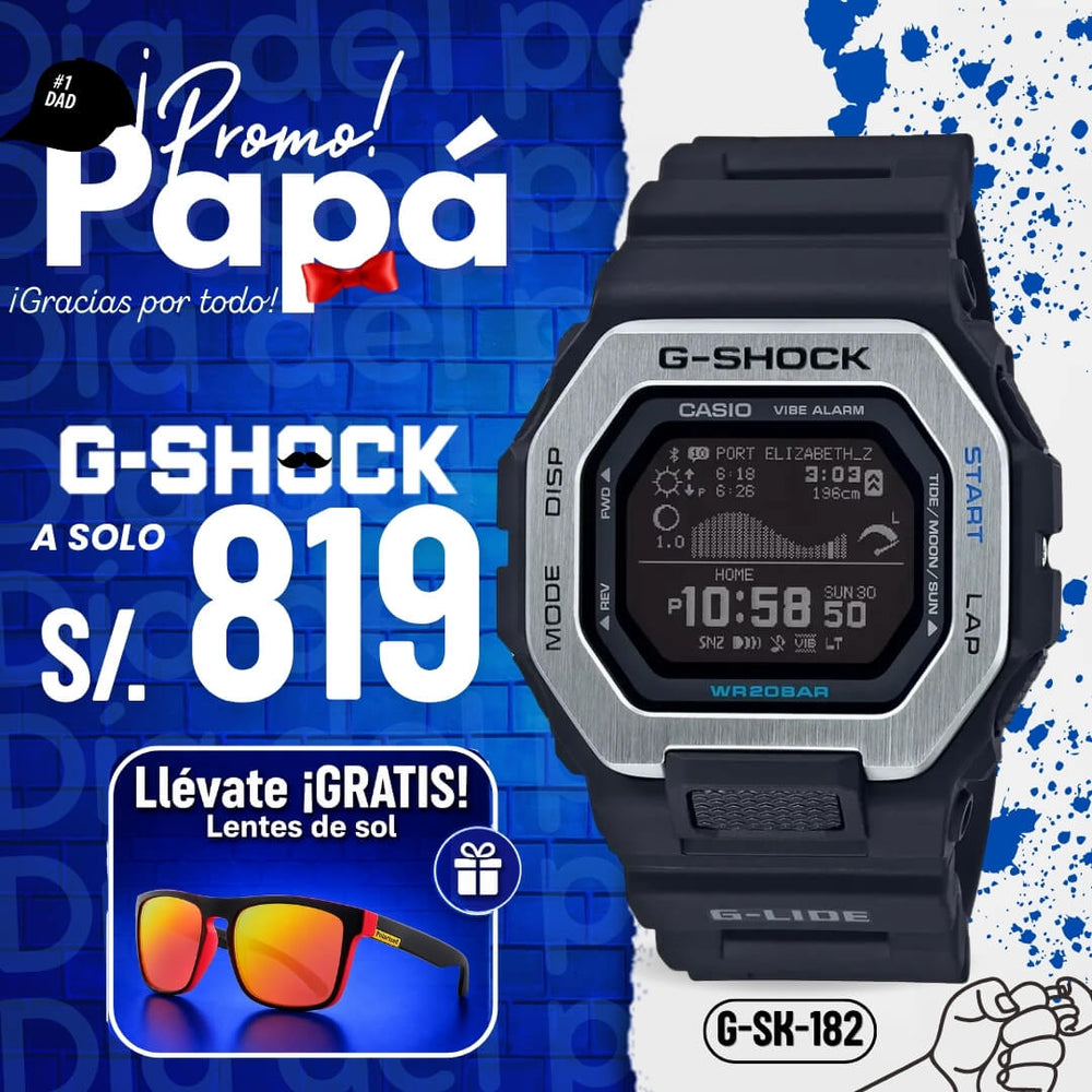 Reloj G-Shock GBX-100-1 Hombre Bluetooth Negro