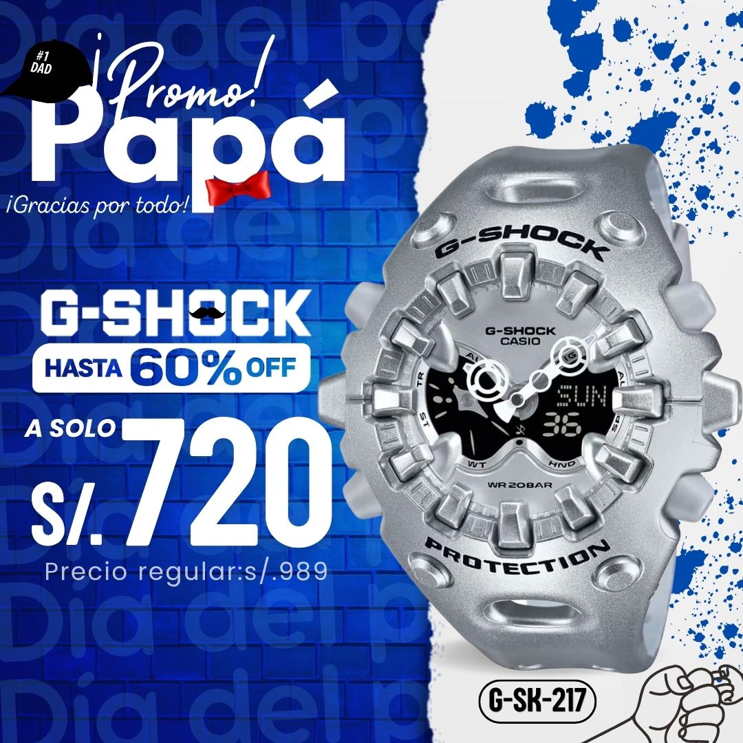 Reloj G-Shock GA-V01A-8A Hombre Resina Gris
