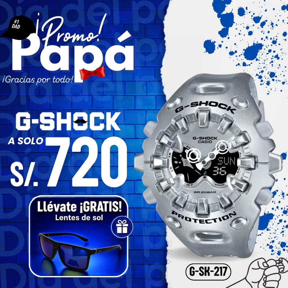 Reloj G-Shock GA-V01A-8A Hombre Resina Gris