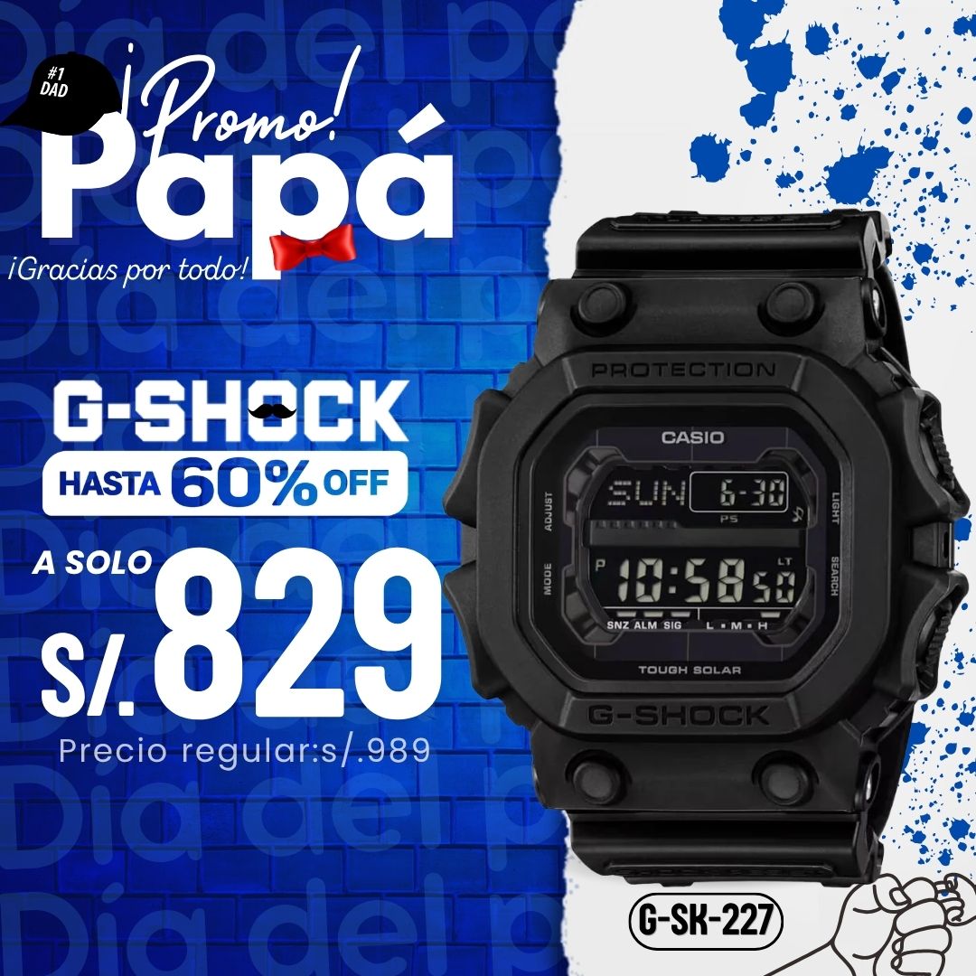 Reloj G-Shock GX-56UBB-1CR Hombre Resina Negro