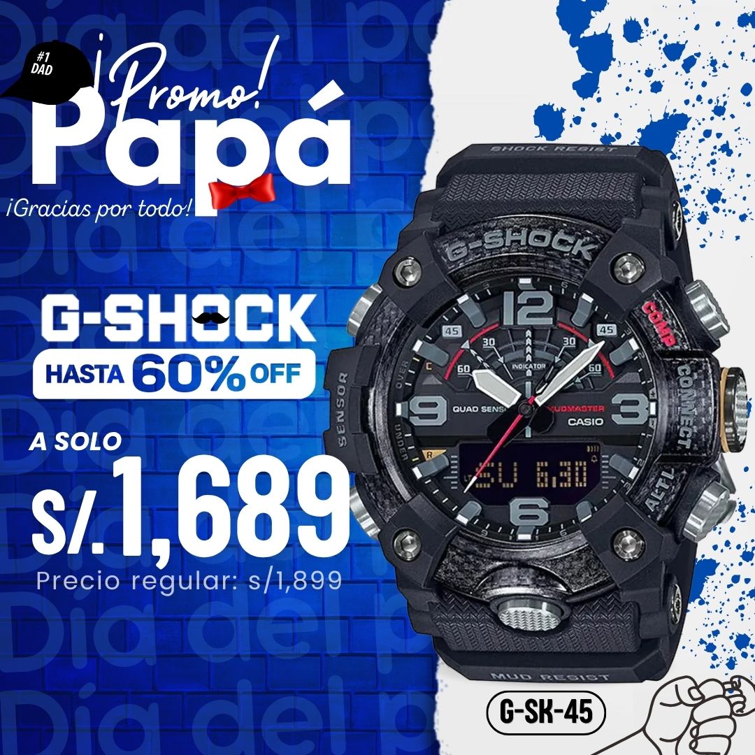 Reloj G-Shock Mudmaster GGB-100-1A Hombre Bluetooth Negro