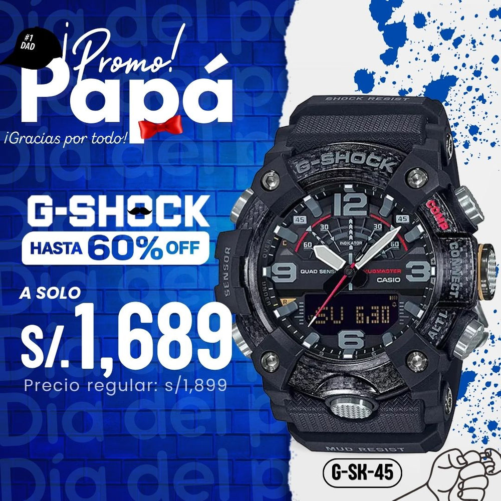 Reloj G-Shock Mudmaster GGB-100-1A Hombre Bluetooth Negro