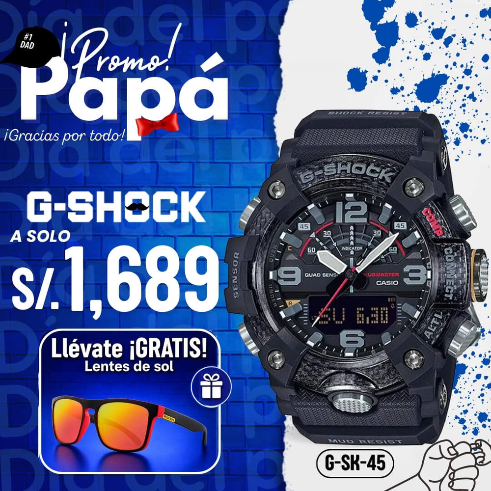 Reloj G-Shock Mudmaster GGB-100-1A Hombre Bluetooth Negro