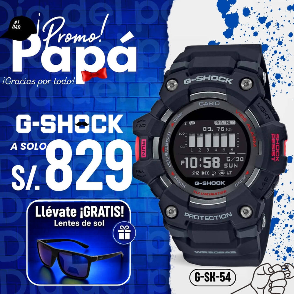 Reloj G-Shock GBD-100-1DR Hombre Bluetooth Negro