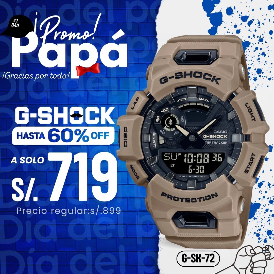 Reloj G-Shock GBA-900UU-5A Hombre Bluetooth Beige