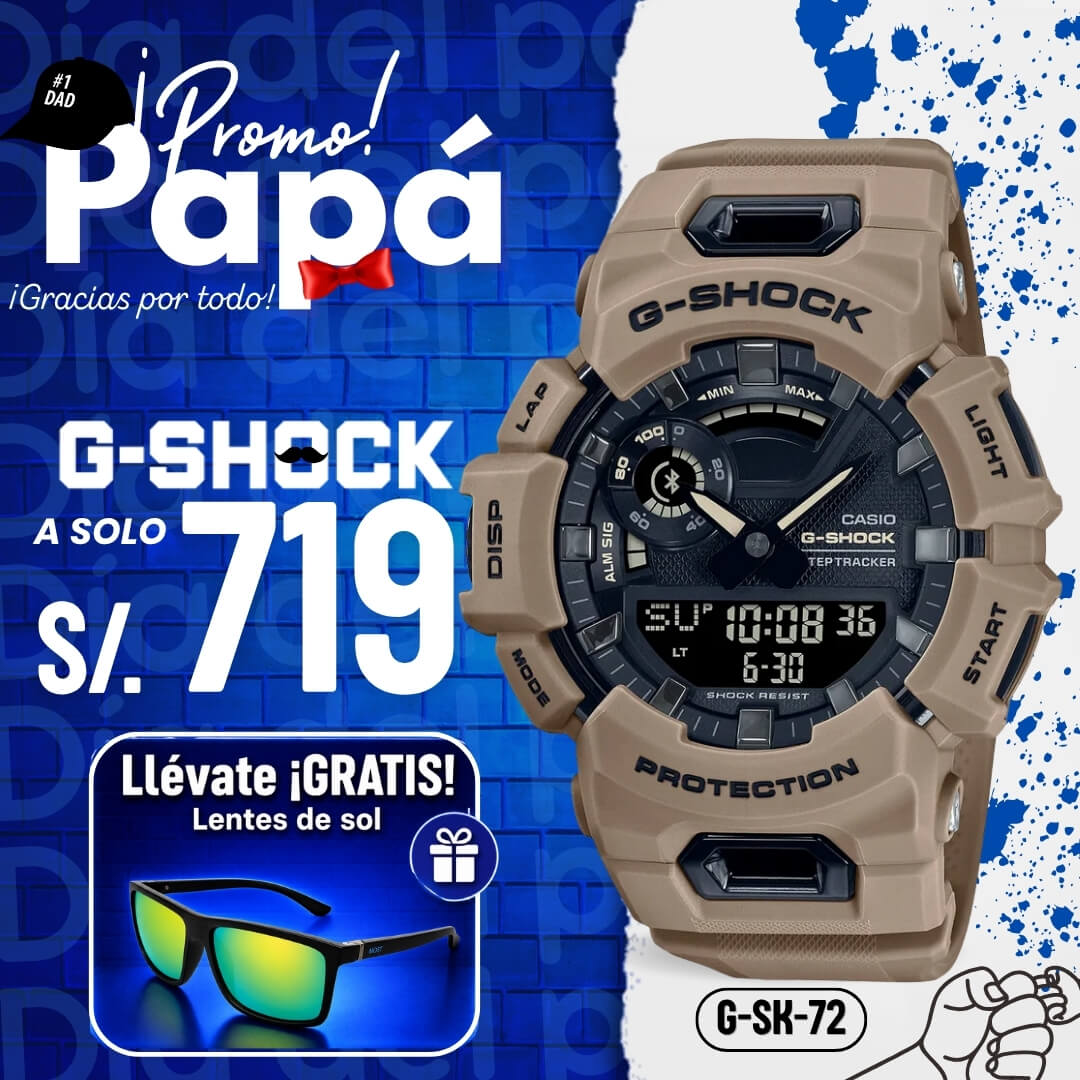 Reloj G-Shock GBA-900UU-5A Hombre Bluetooth Beige