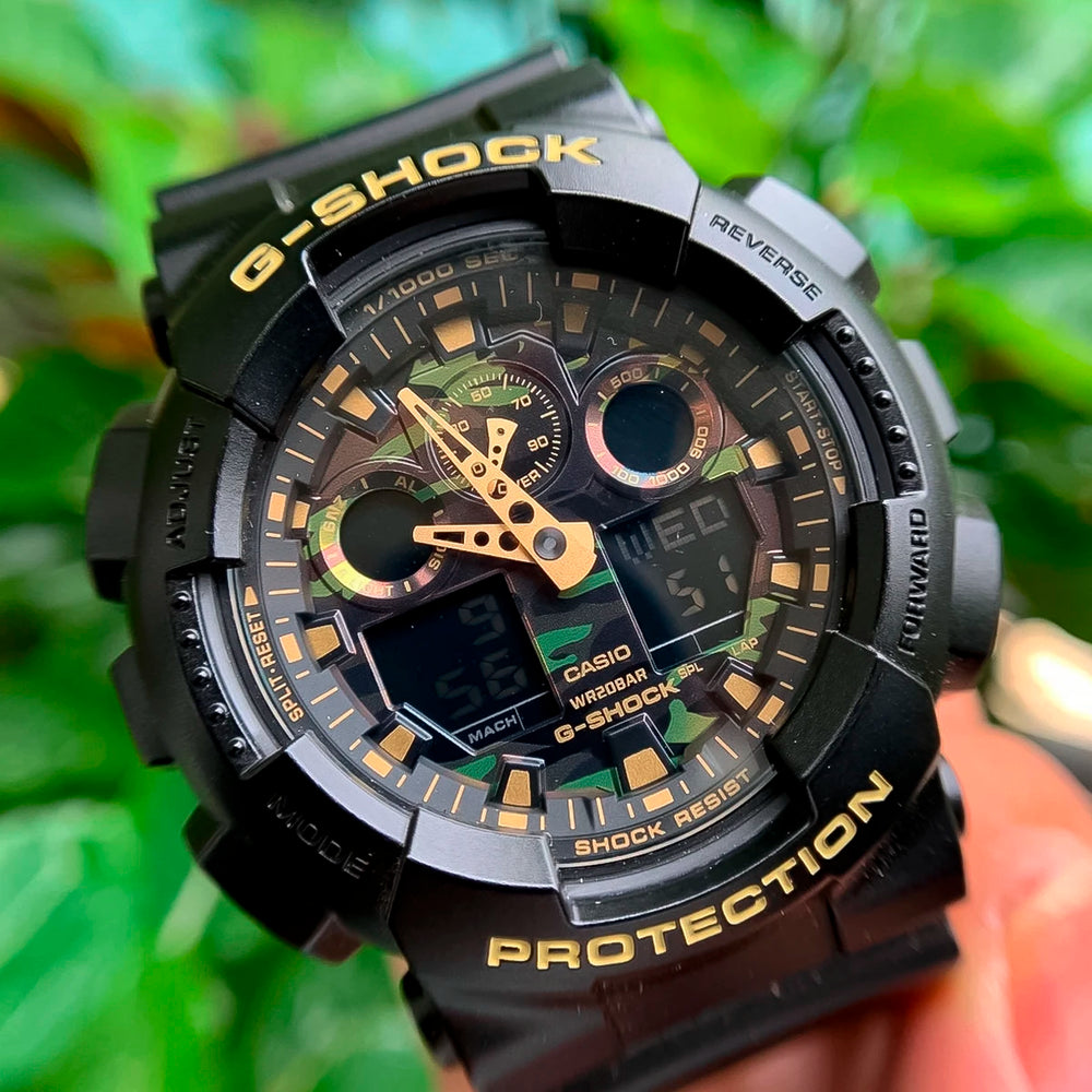 Reloj G-Shock GA-100CF-1A9 Hombre Resina Negro