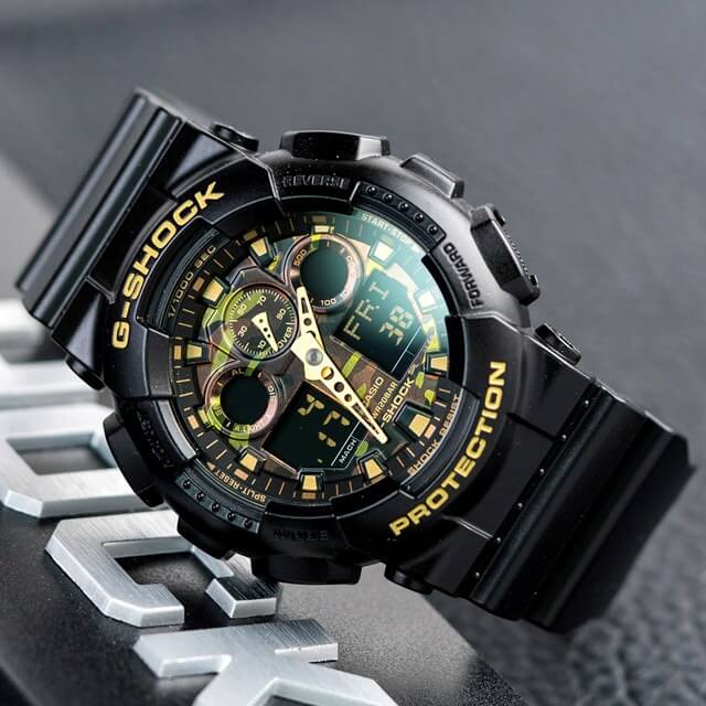 Reloj G-Shock GA-100CF-1A9 Hombre Resina Negro