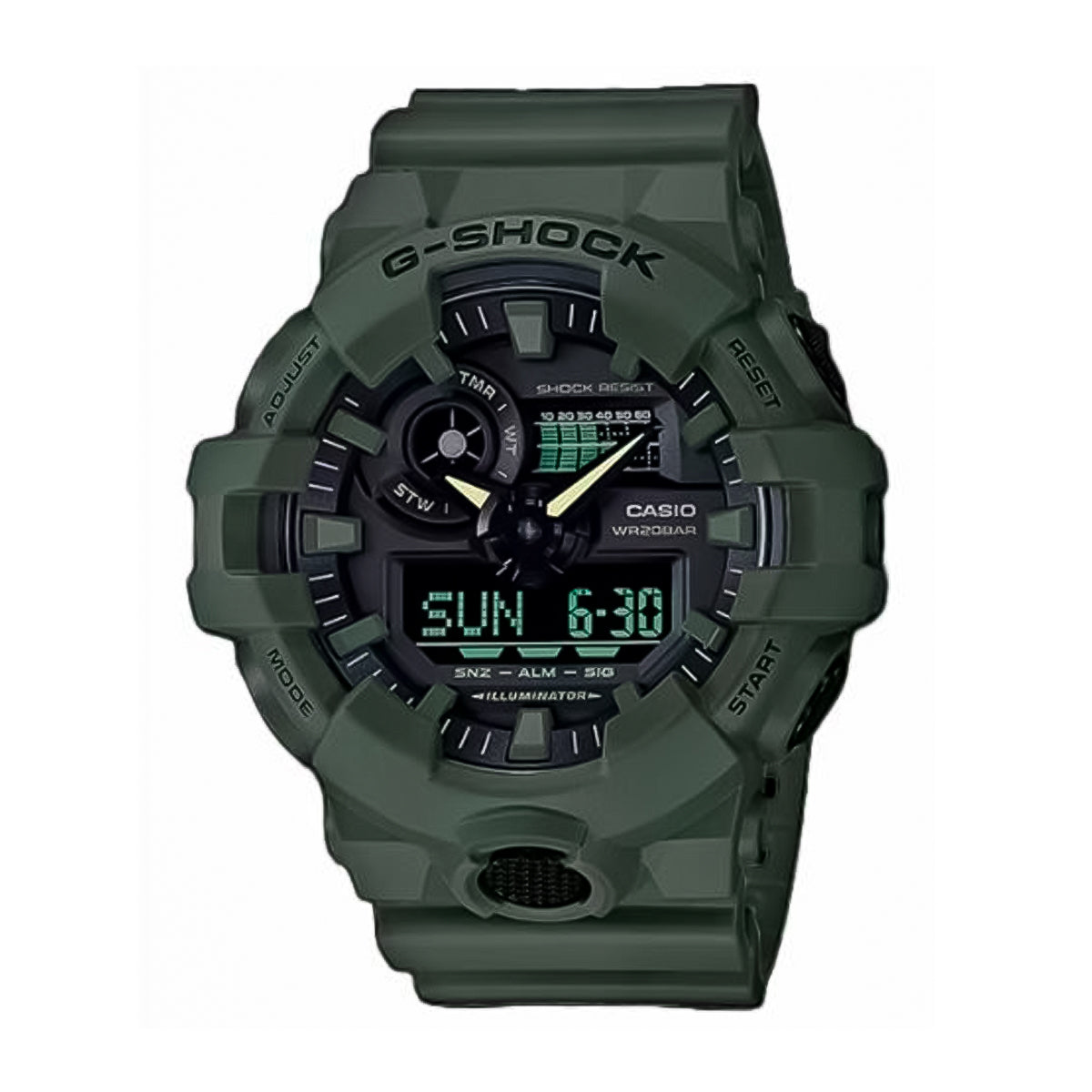 Reloj G-Shock GA-700UC-3A Hombre Resina Verde