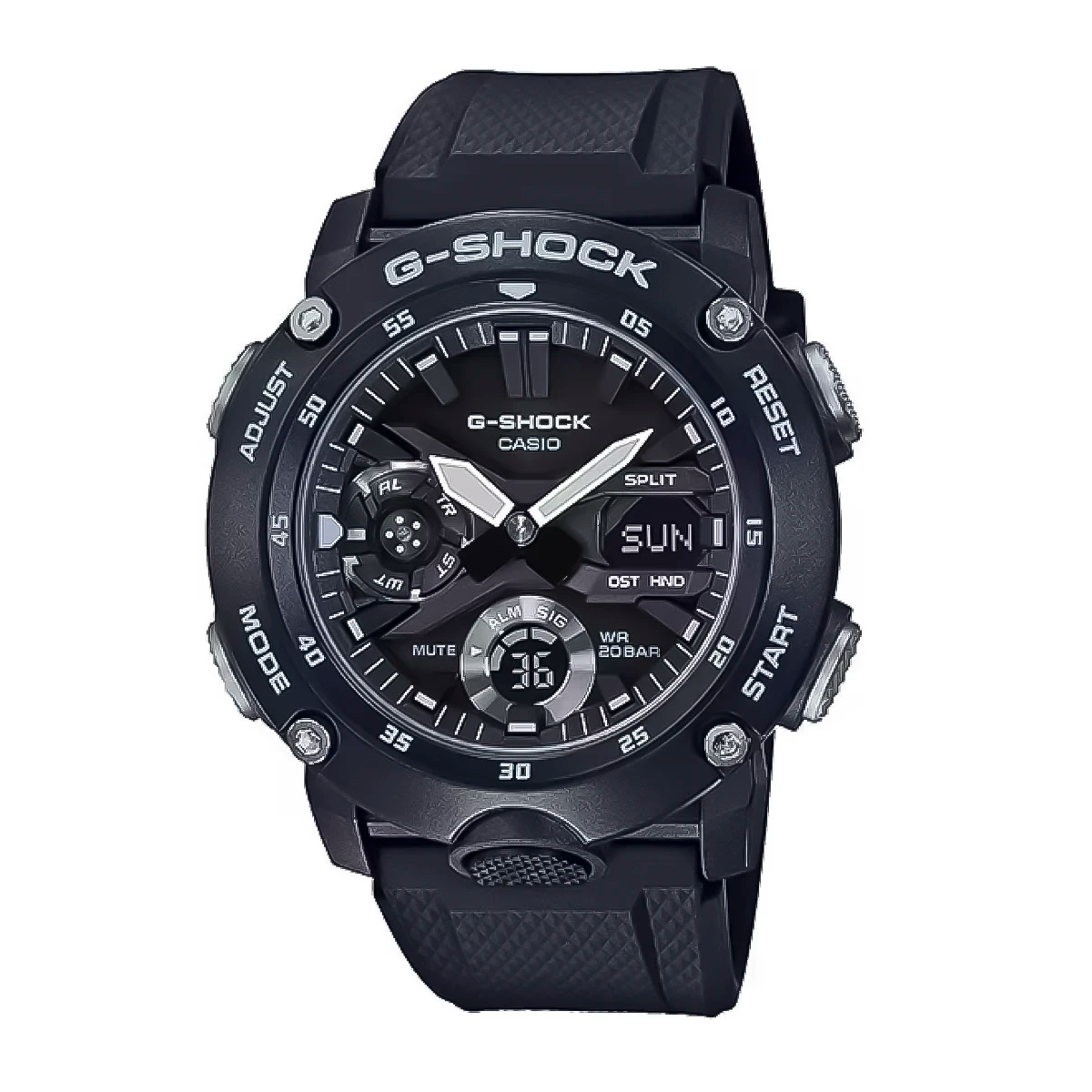 Reloj G-Shock GA-2000S-1A Hombre Resina Negro