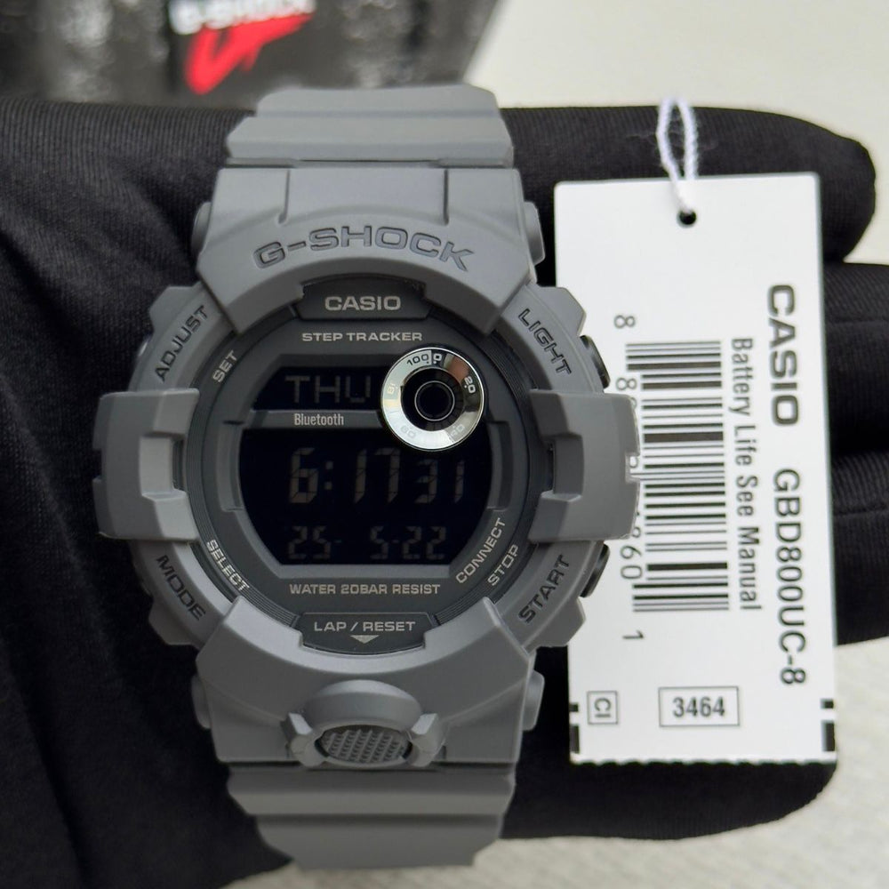 Reloj G-Shock GBD-800UC-8 Hombre Bluetooth Gris | G-SK-131