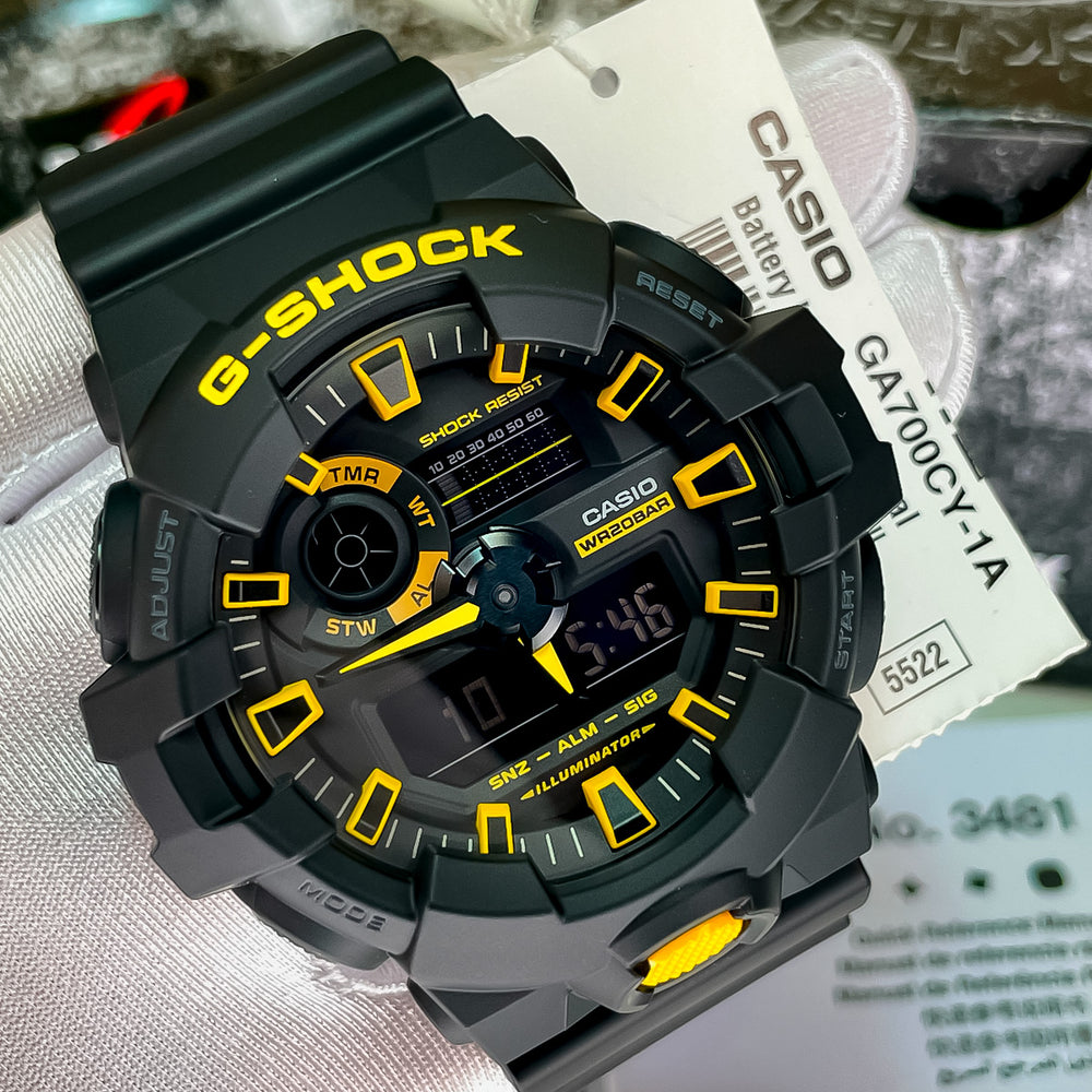 Reloj G-Shock GA-700CY-1A Hombre Resina Negro
