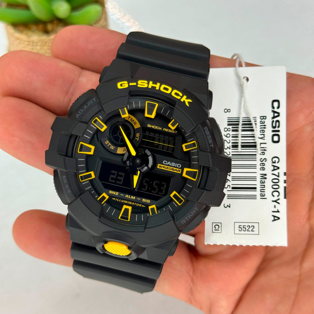 Reloj G-Shock GA-700CY-1A Hombre Resina Negro