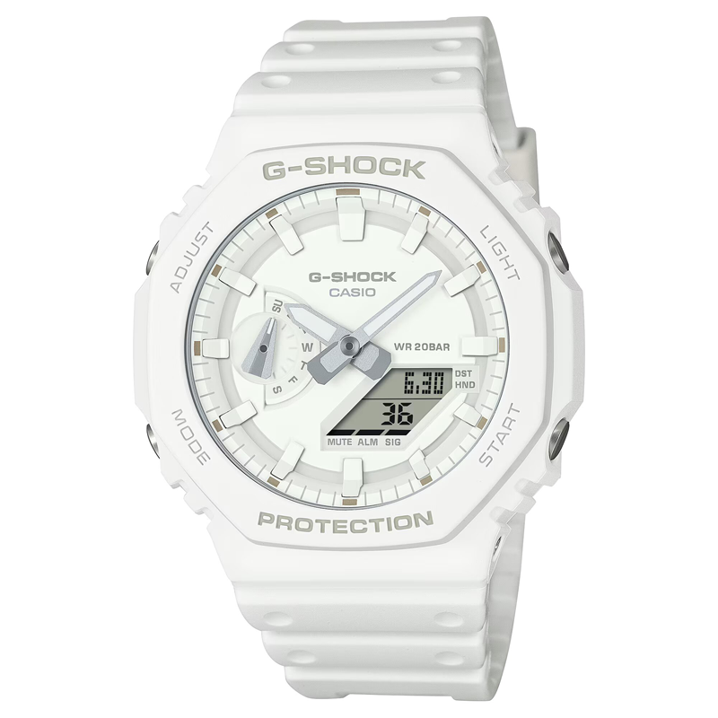 Reloj G-Shock GA-2100-7A7 Hombre Resina Blanco | G-SK-153
