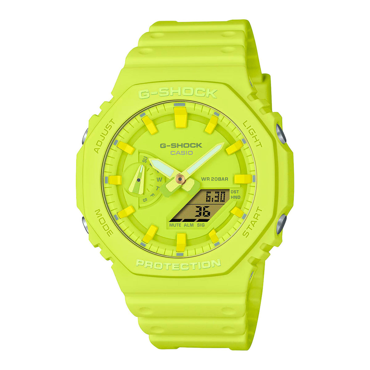 Reloj G-Shock GA-2100-9A9 Hombre Resina Amarillo | G-SK-154