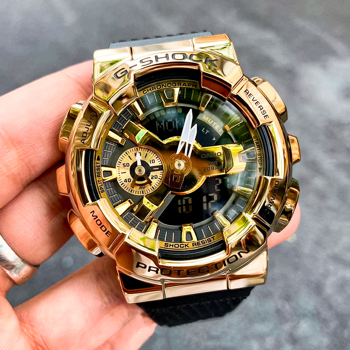 Reloj G-Shock GM-110G-1A9 Hombre Resina Dorado | G-SK-15
