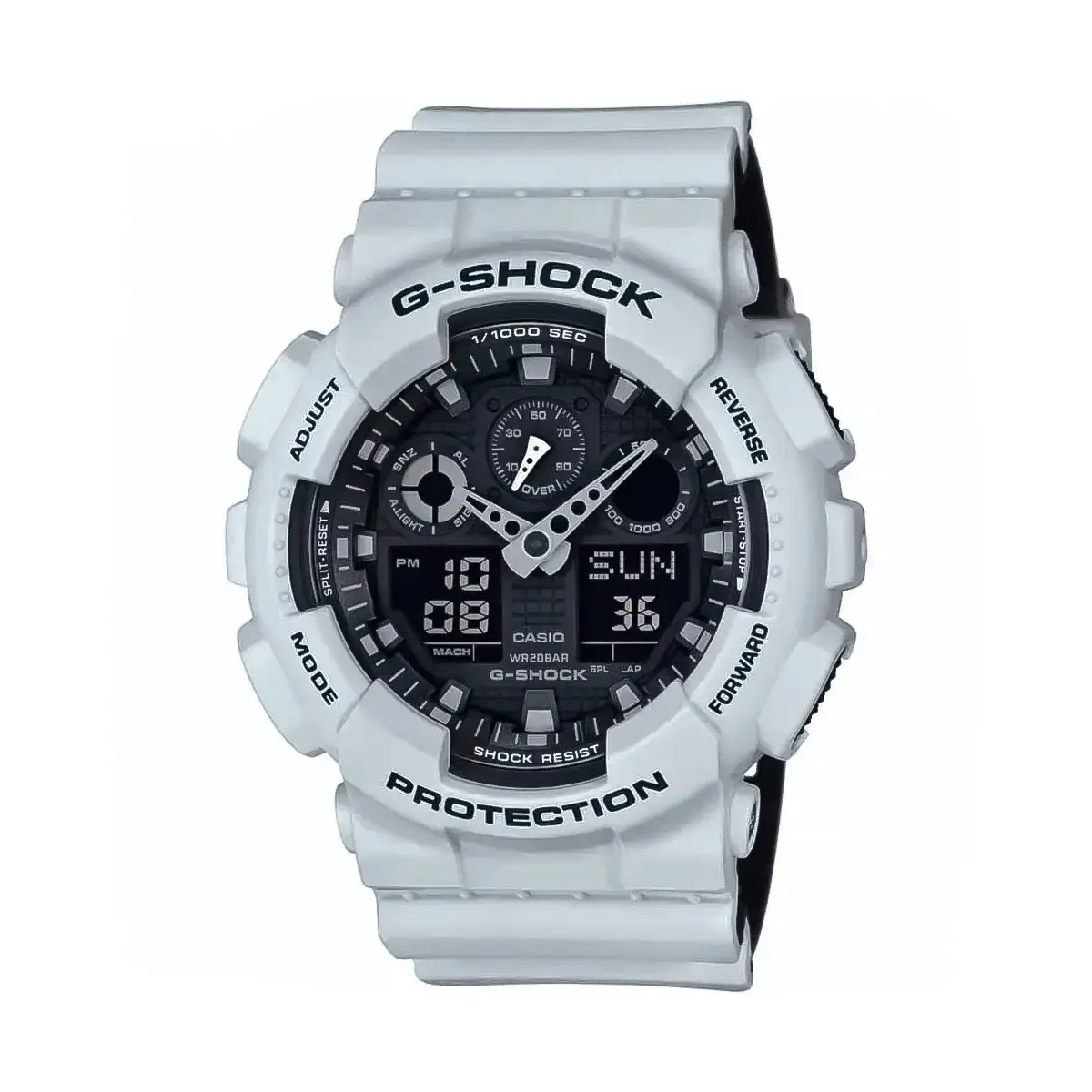 Reloj G-Shock GA-100L-7A Hombre Resina Blanco