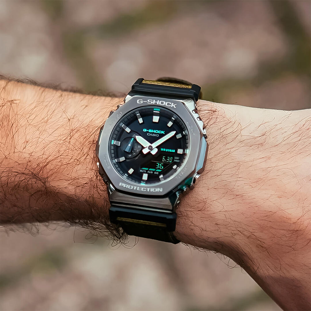 Reloj G-Shock GM-2100CB-3ACR Hombre Nylon Verde