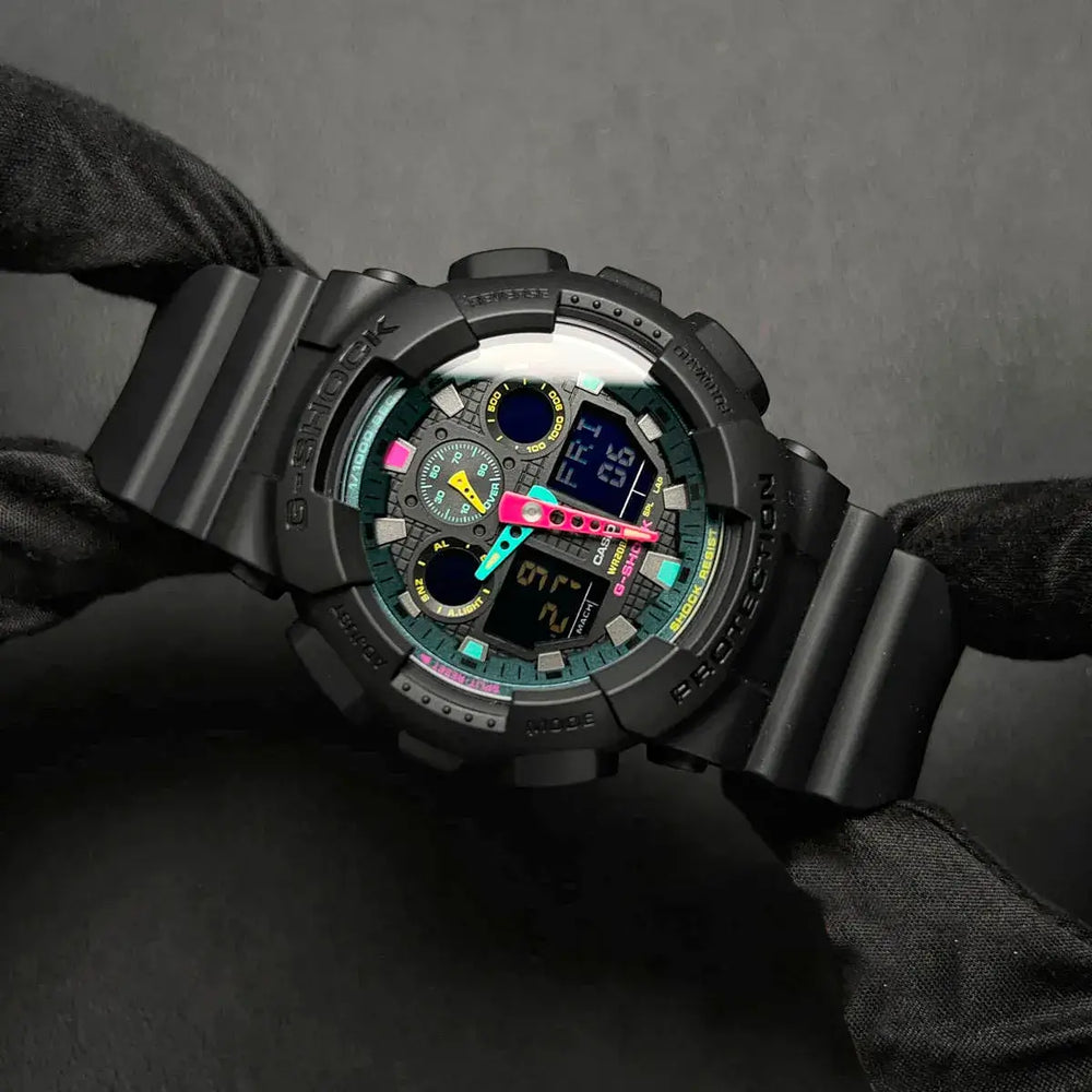 Reloj G-Shock GA-100MF-1A Hombre Resina Negro
