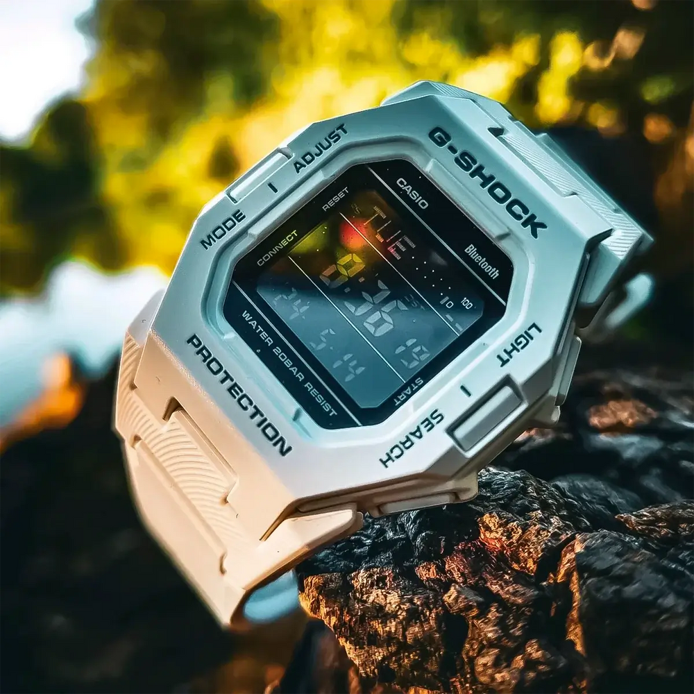 Reloj G-Shock GDB-500-7 Hombre Bluetooth Blanco