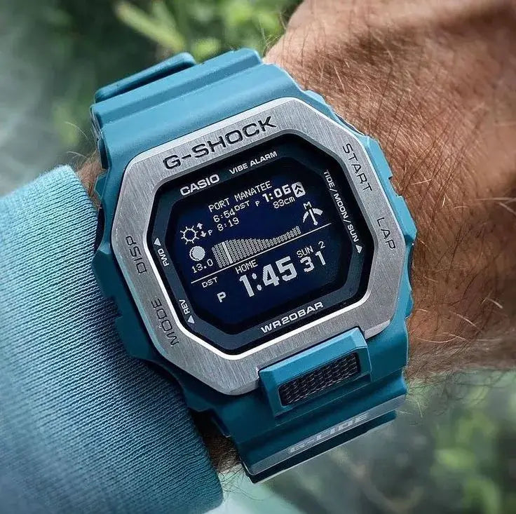 Reloj G-Shock GBX-100-2 Hombre Bluetooth Celeste