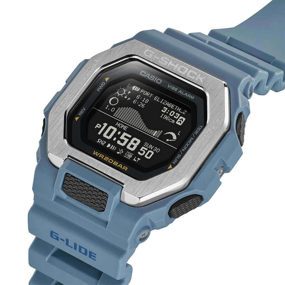 Reloj G-Shock GBX-100-2 Hombre Bluetooth Celeste