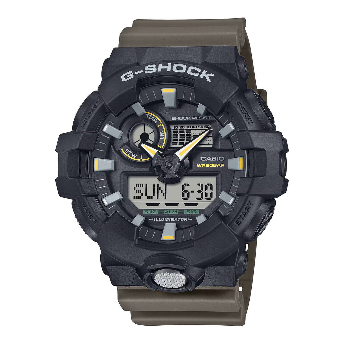 Reloj G-Shock GA-710TU-1A3 Hombre Resina Verde | G-SK-174