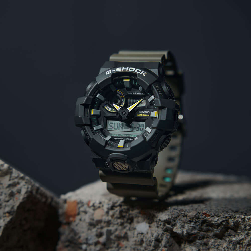 Reloj G-Shock GA-710TU-1A3 Hombre Resina Verde | G-SK-174