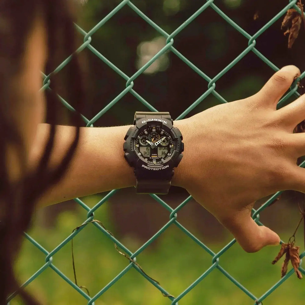 Reloj G-Shock GA-100TU-1A3 Hombre Resina Verde