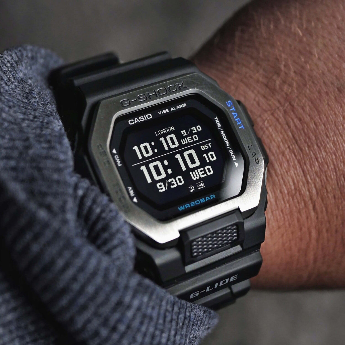 Reloj G-Shock GBX-100-1 Hombre Bluetooth Negro | G-SK-182