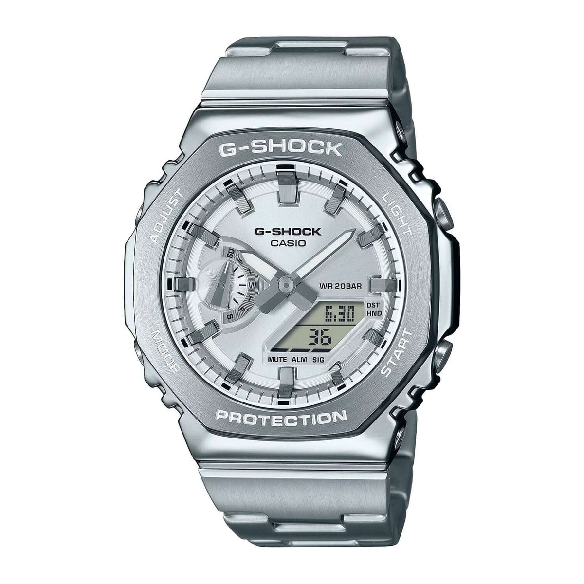 Reloj G-Shock GM-2110D-7A Hombre Acero Plateado