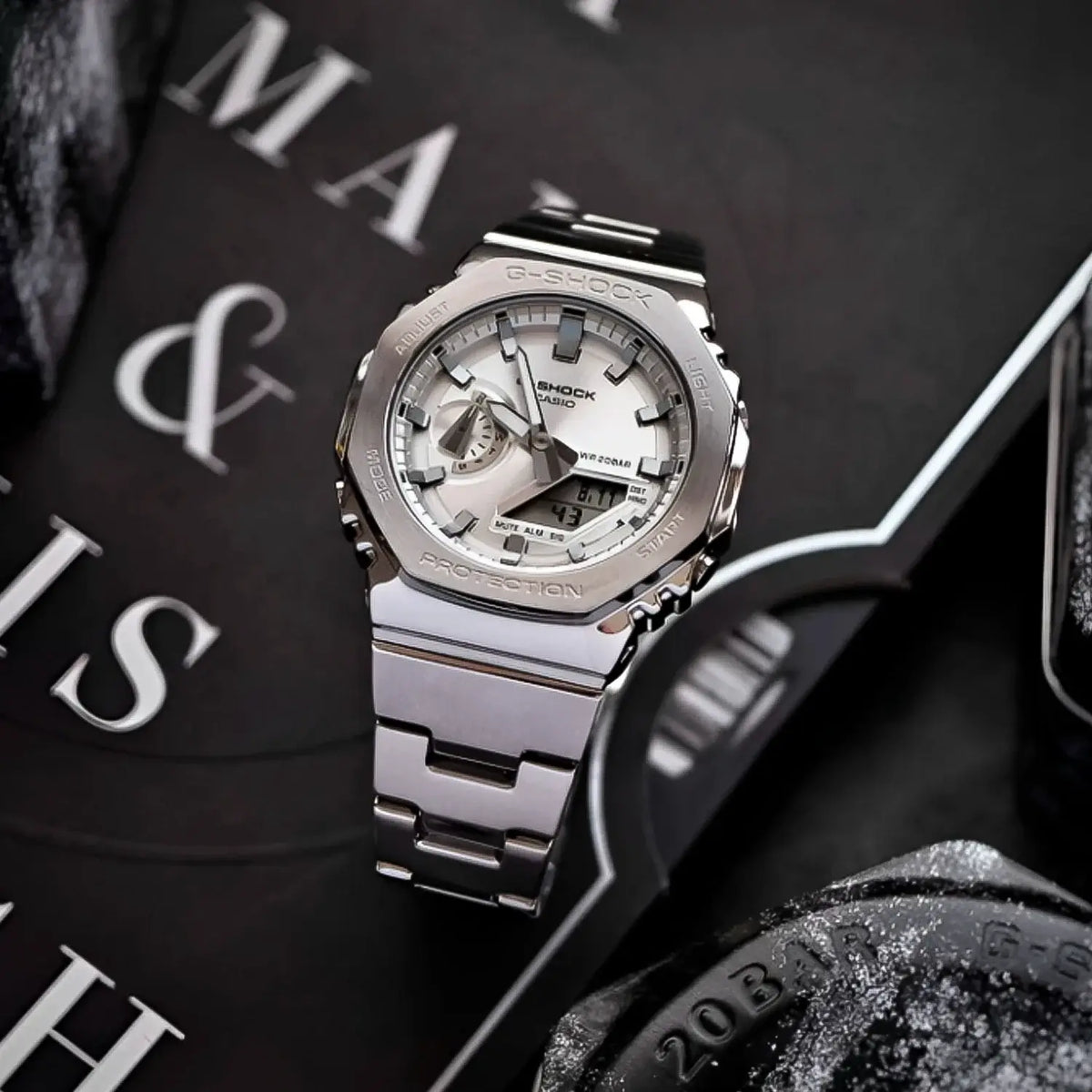 Reloj G-Shock GM-2110D-7A Hombre Acero Plateado | G-SK-185