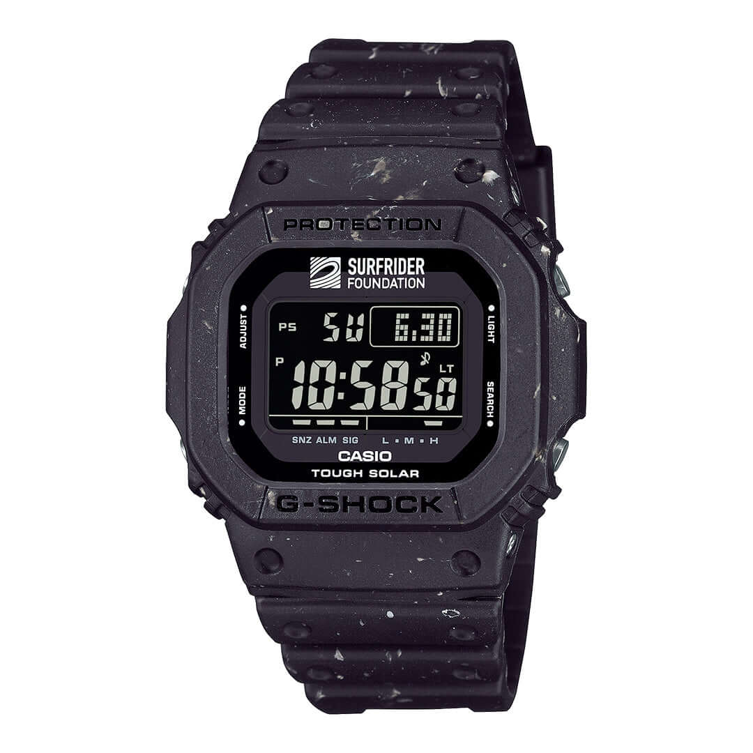 Reloj G-Shock G-5600SRF-1, digital, resistente a impactos, correa de resina, ideal para deportes, impermeable hasta 200m.