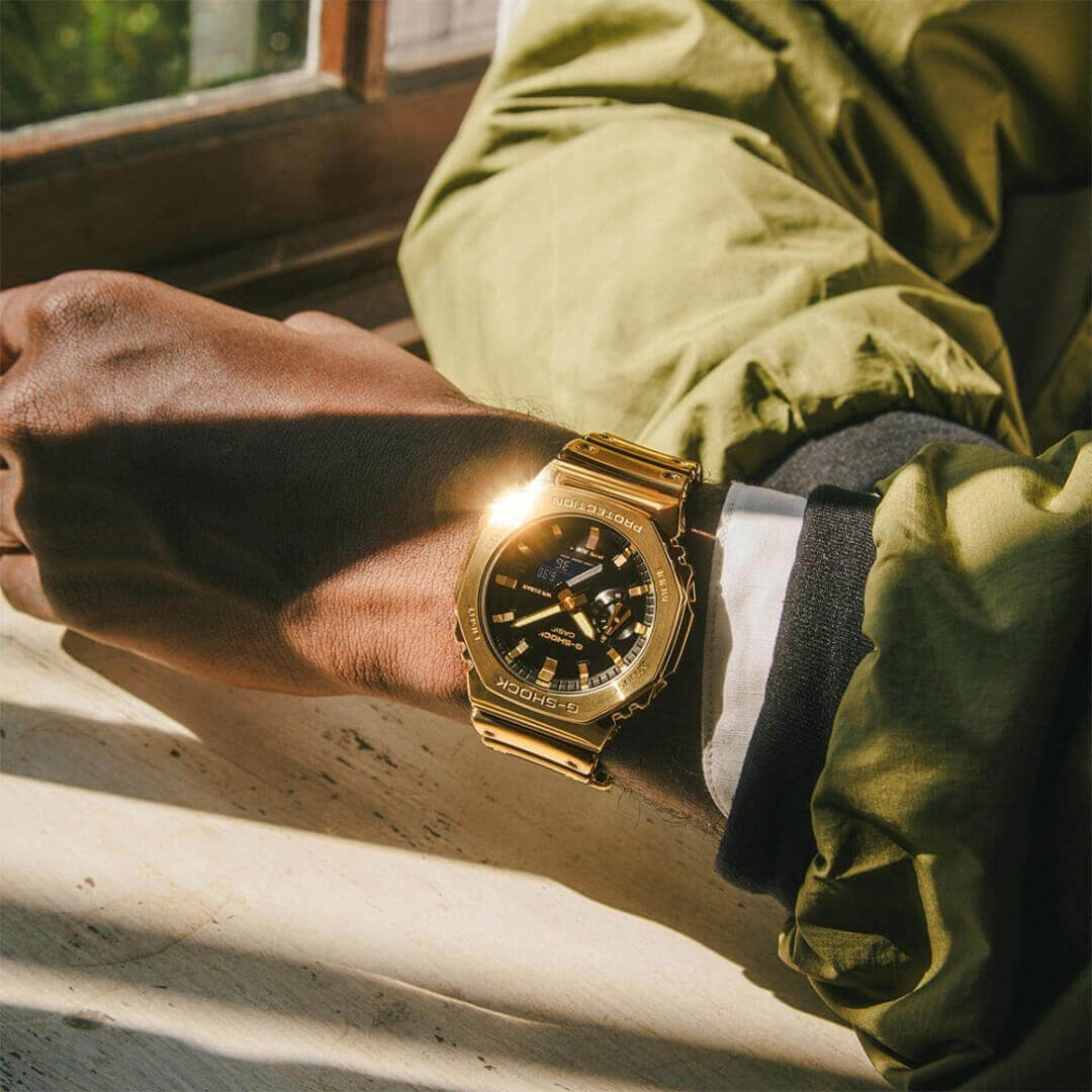 Reloj G-Shock GM-2100YMG-9A Hombre Resina Dorado | G-SK-198
