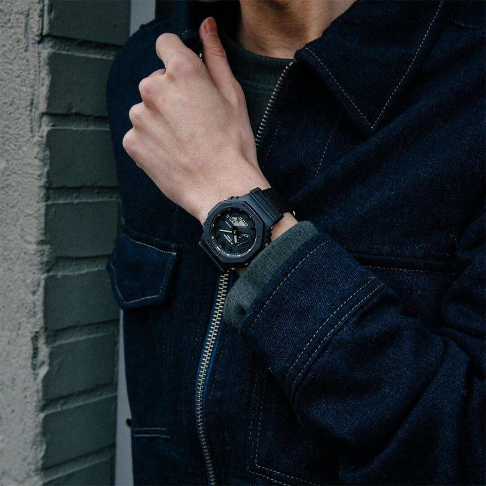 Reloj G-Shock GA-2100BCE-1A Hombre Nylon Negro