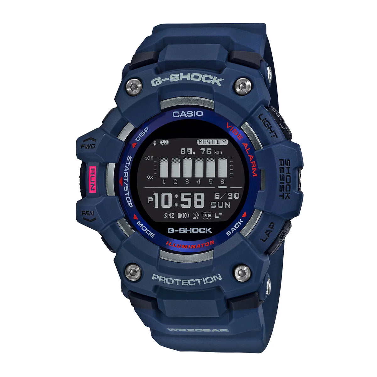 Reloj G-Shock GBD-100-2D Hombre Bluetooth Azul