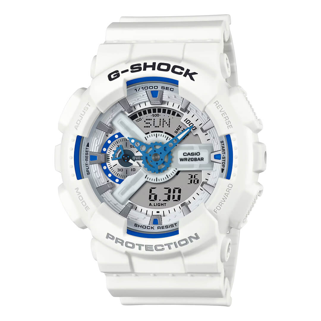 Reloj G-Shock GA-110HDS-7A Hombre Resina Blanco | G-SK-213
