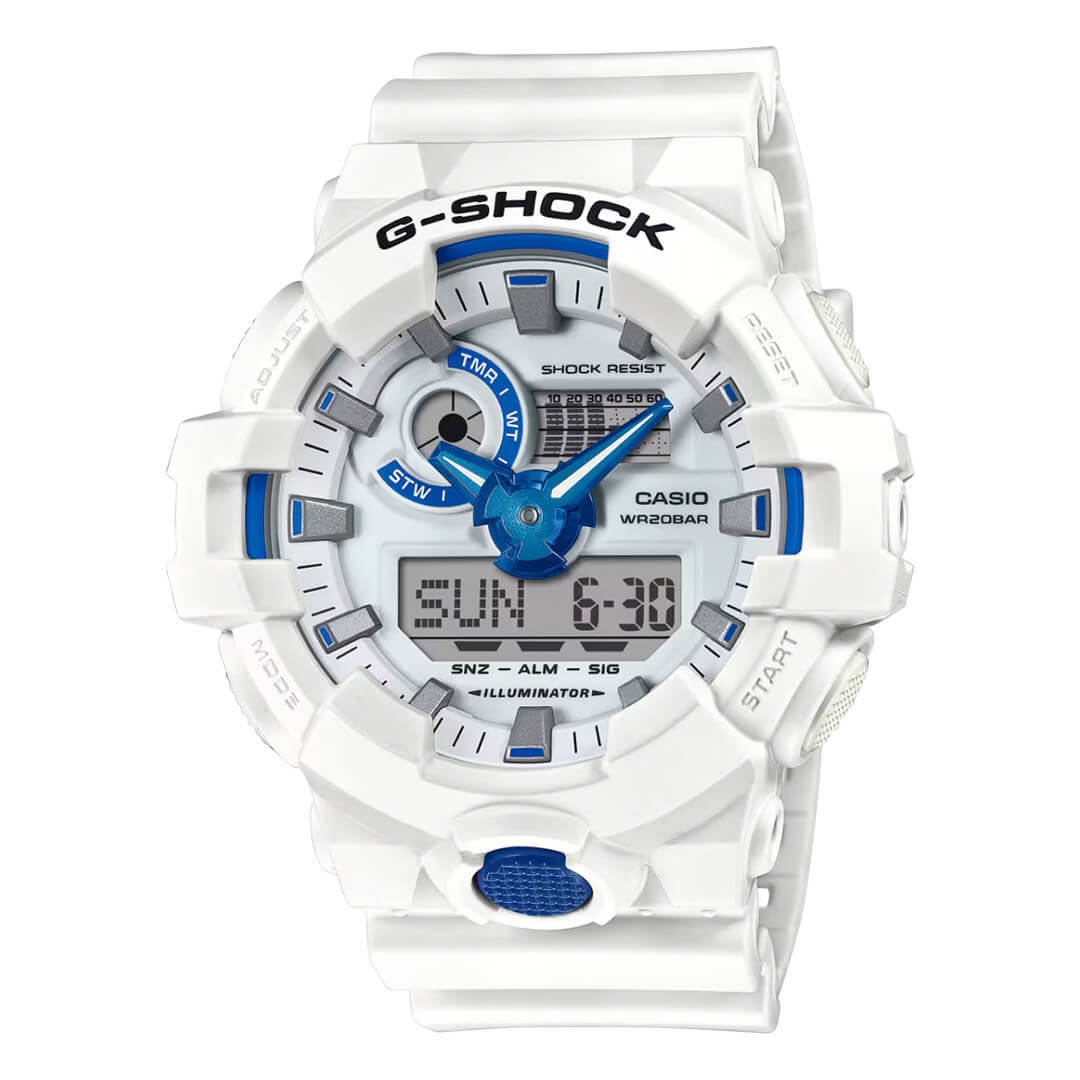 Reloj G-Shock GA-700HDS-7A Hombre Resina Blanco | G-SK-214