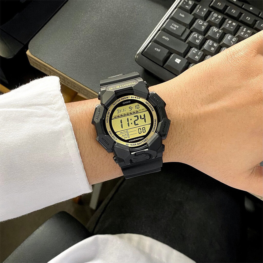 Reloj G-Shock GD-010GB-1A9 Hombre Resina Negro | G-SK-222