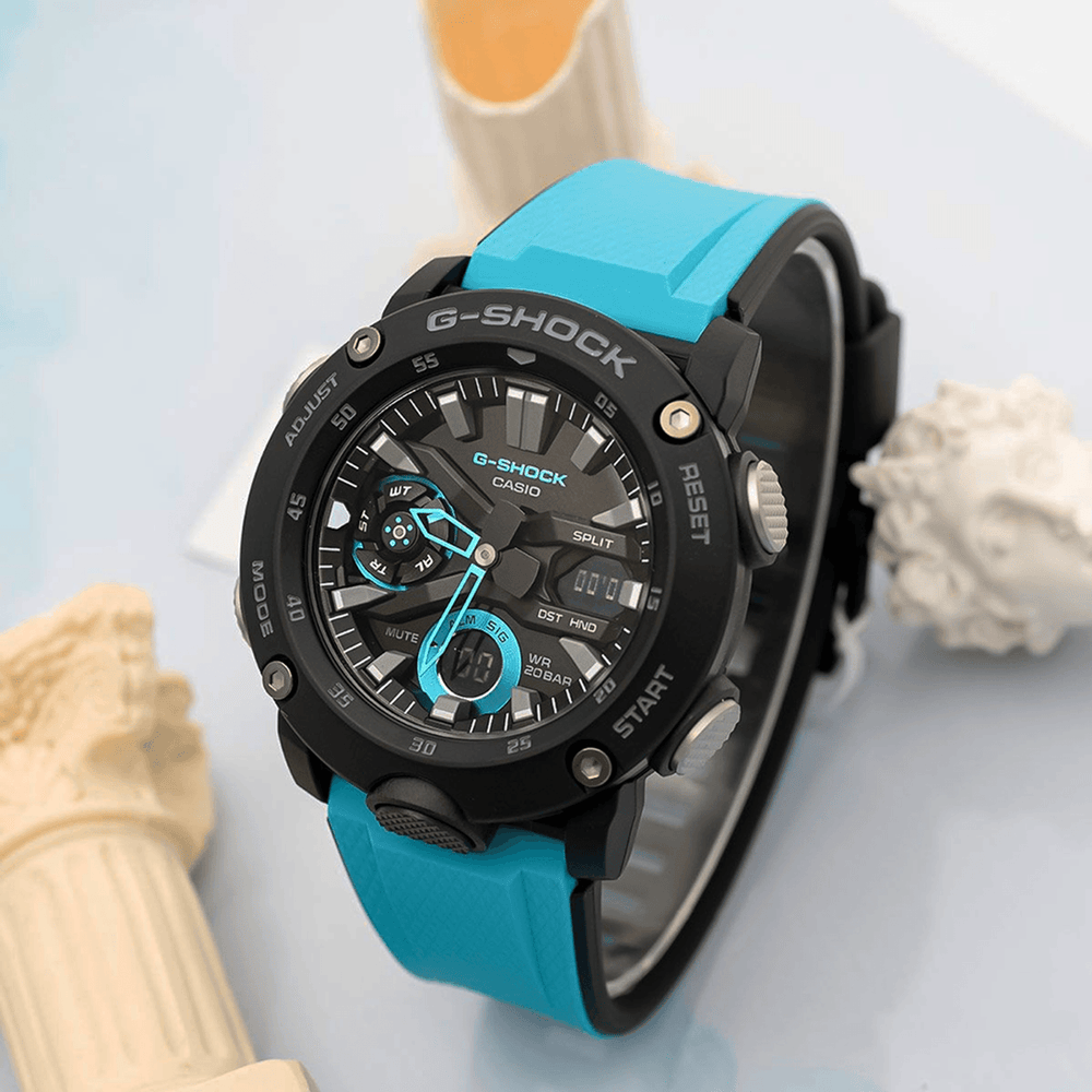 Reloj G-Shock GA-2000-1A2 Hombre Resina Celeste