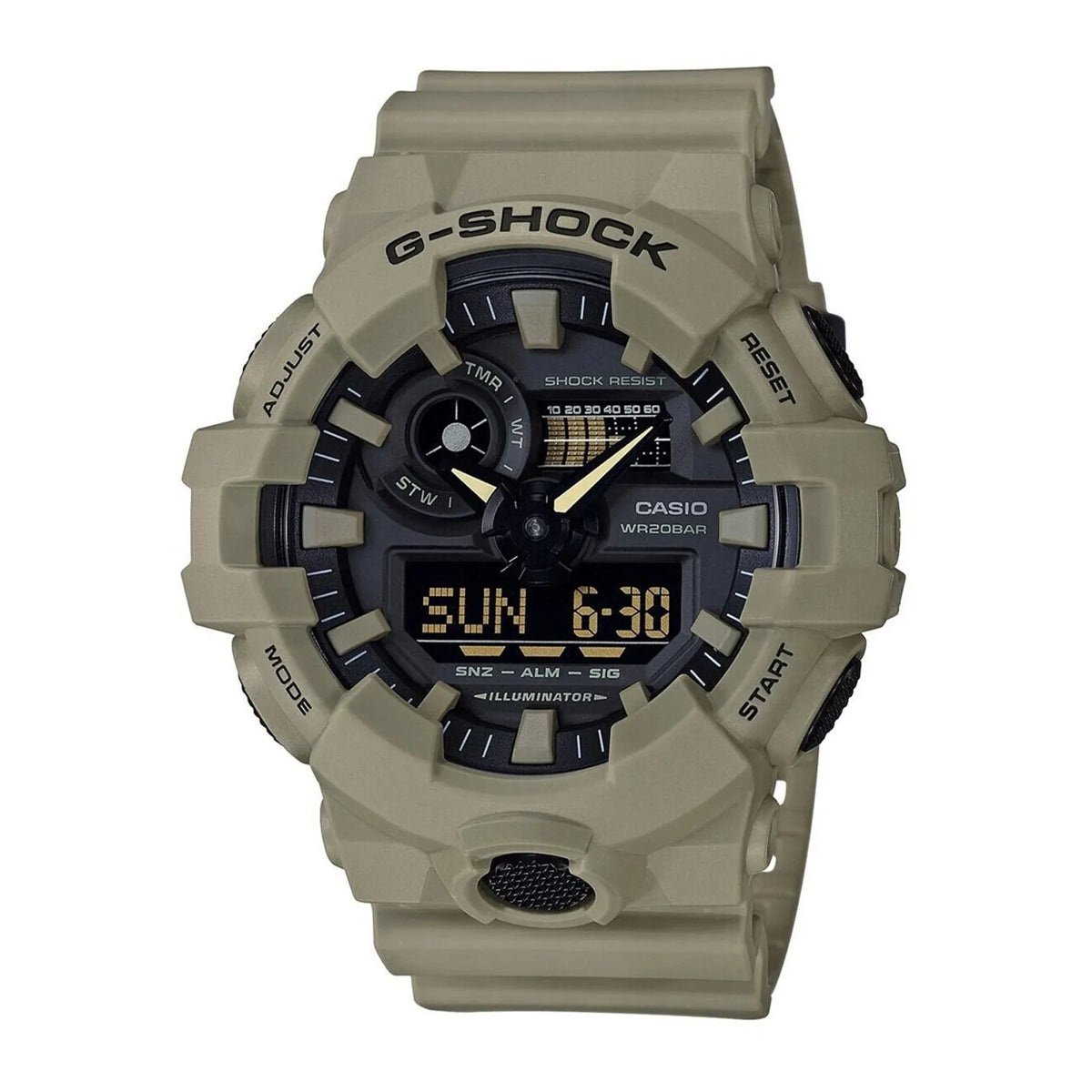 Reloj G-Shock GA-700UC-5A Hombre Resina Beige