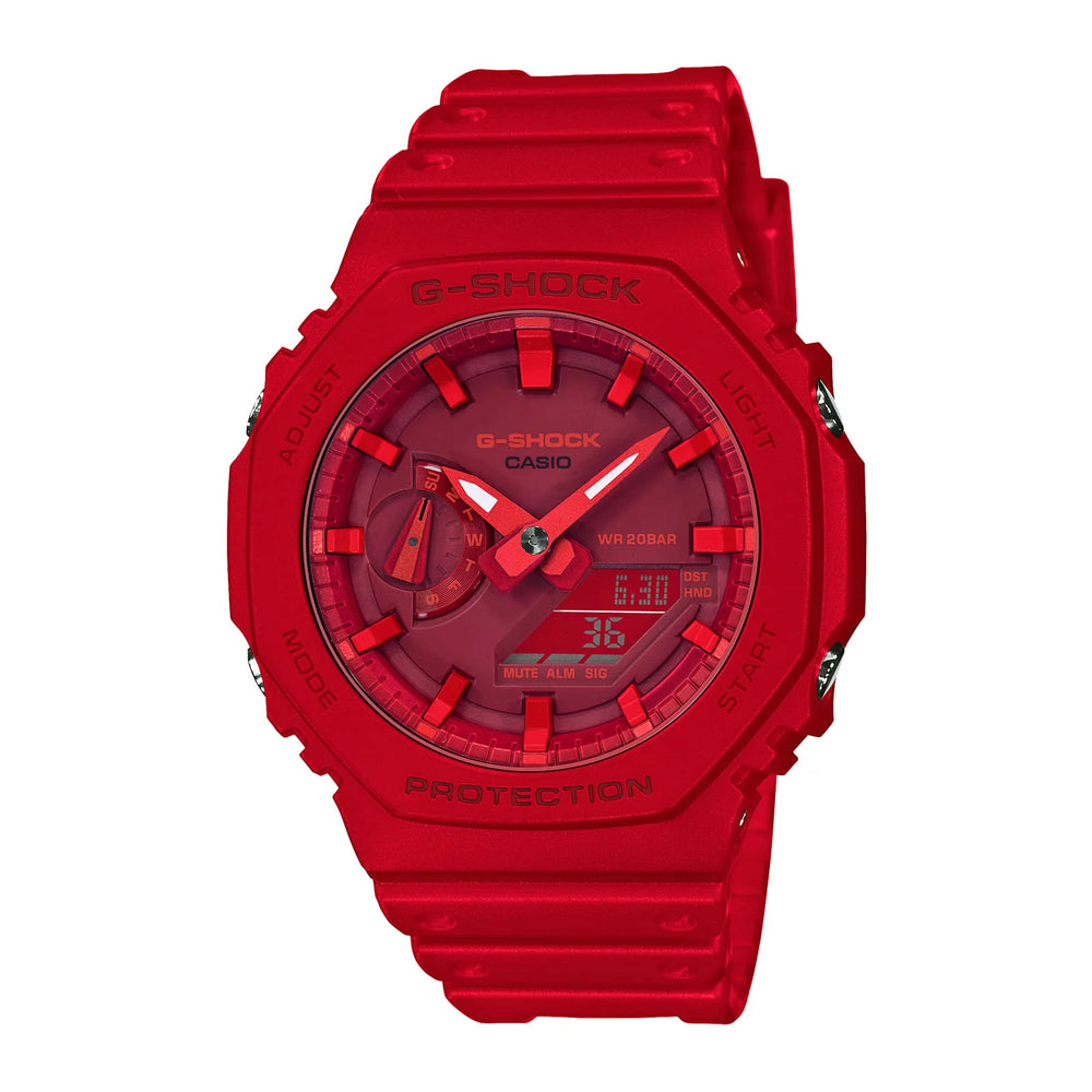 Reloj G-Shock GA-2100-4A Hombre Resina Rojo