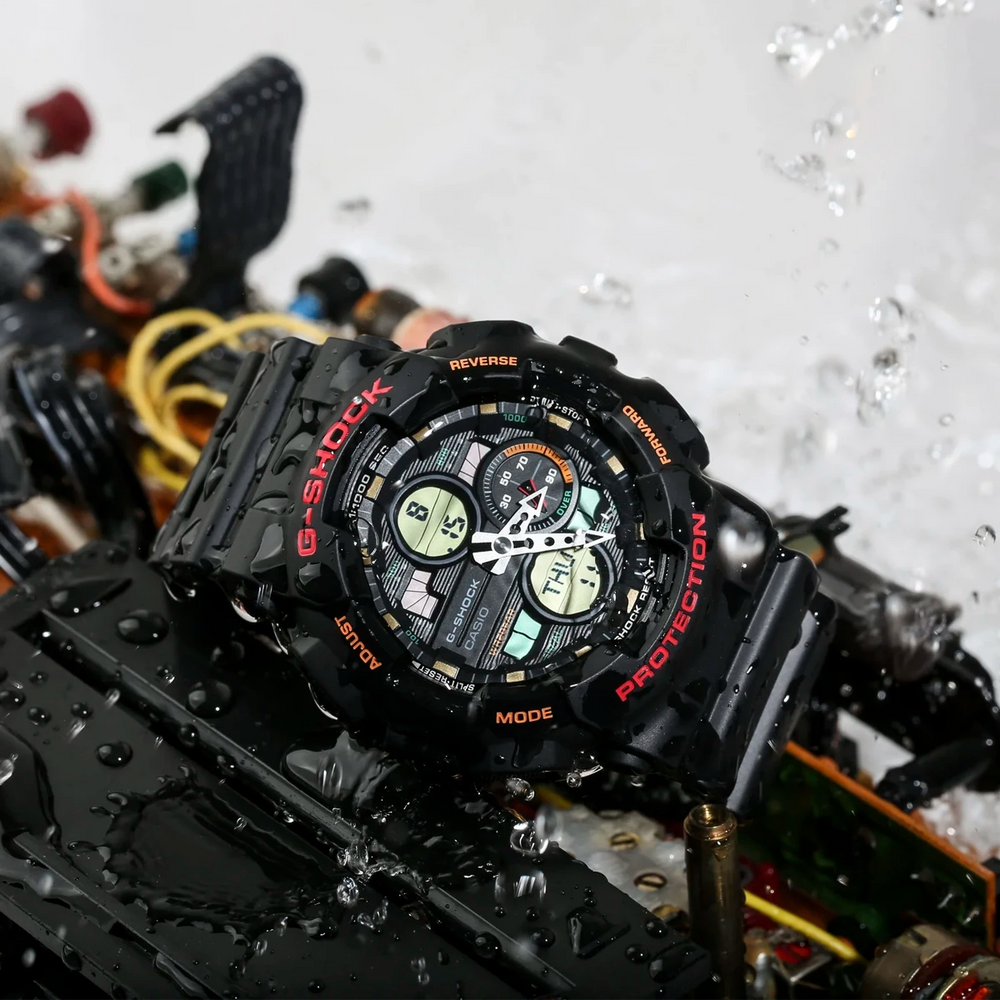 Reloj G-Shock GA-140-1A4DR Hombre Resina Negro