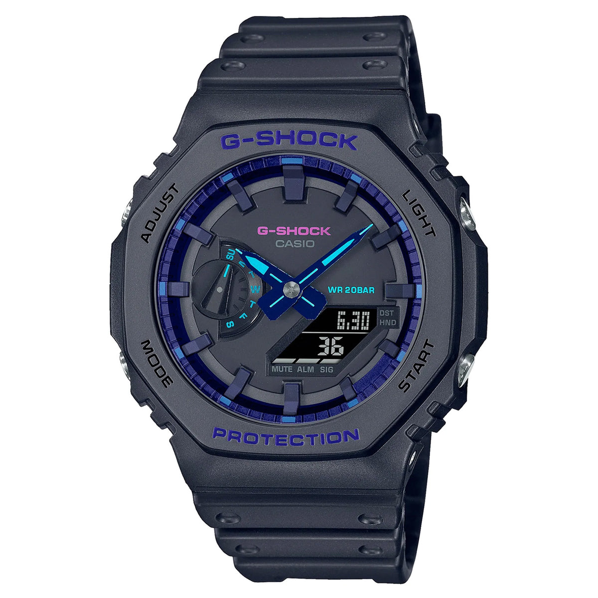 Reloj G-Shock GA-2100VB-1AC Hombre Resina Negro | G-SK-67