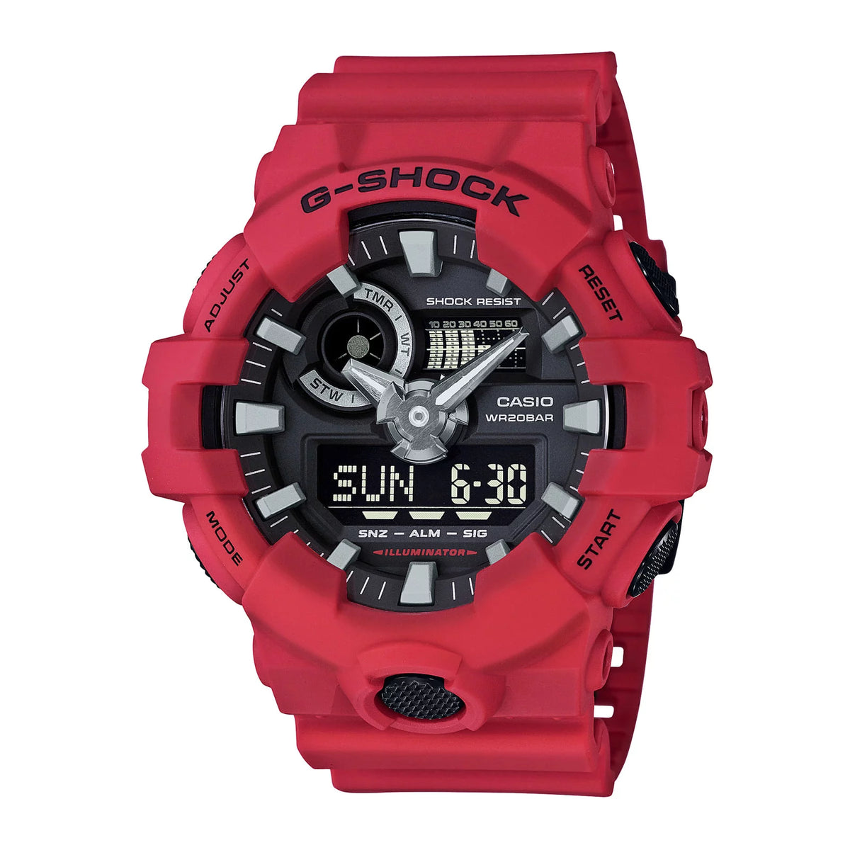 Reloj G-Shock GA-700-4A Hombre Resina Rojo | G-SK-8