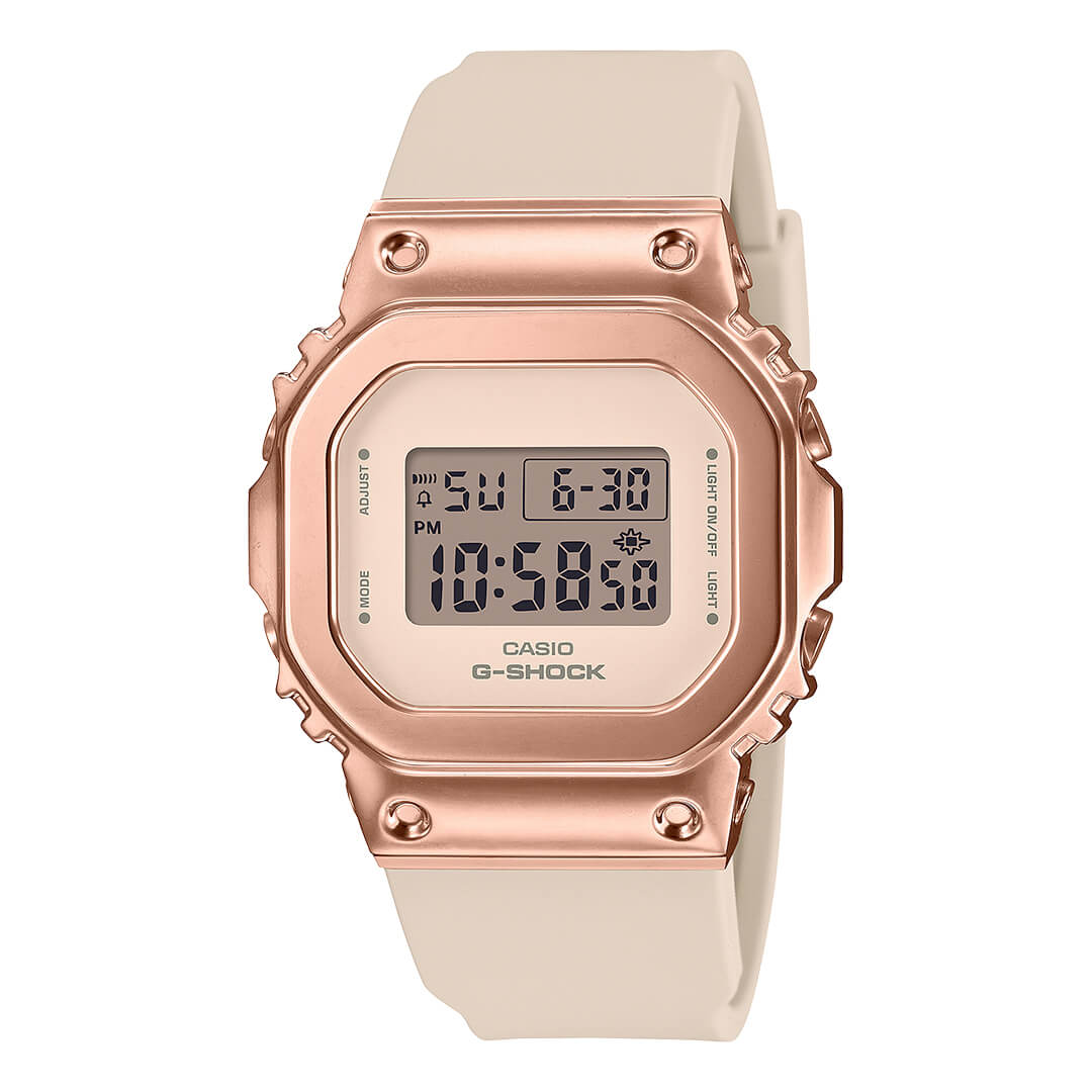 Reloj G-Shock GMS-5600PG-4 Mujer Deportivo Oro Rosa