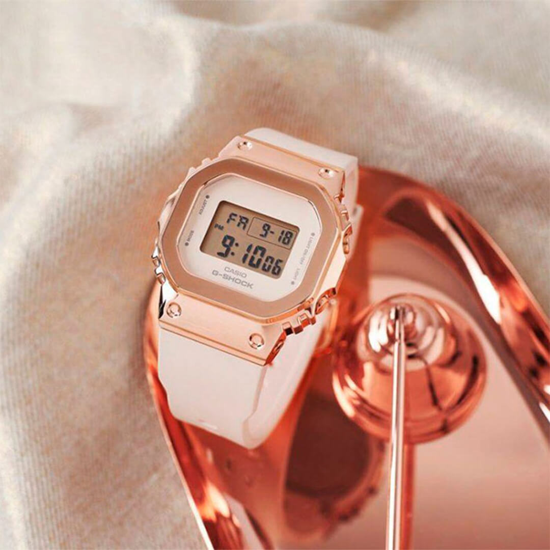 Oro Rosa G Shock Casio Mujer Reloj G-Shock GMS-5600PG-4 Mujer
