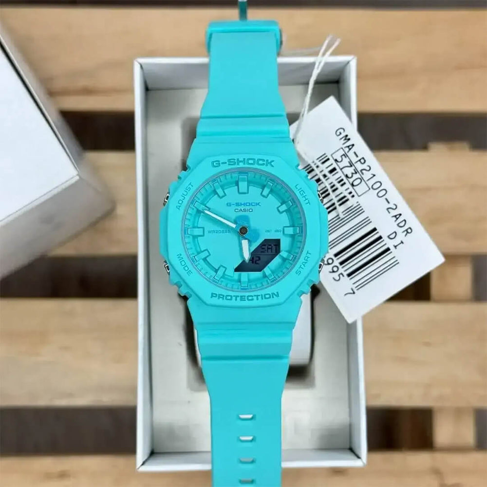 Reloj G-Shock GMA-P2100-2A Mujer Deportivo Turquesa