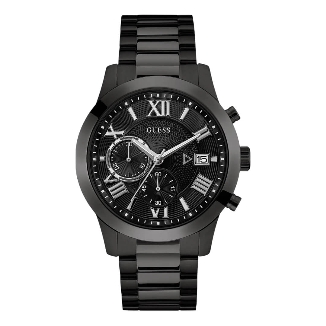 Reloj Guess Atlas U0668G9 Hombre Acero Negro | GUE-27